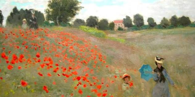 Amapolas de Claude Monet en el Museo de Orsay