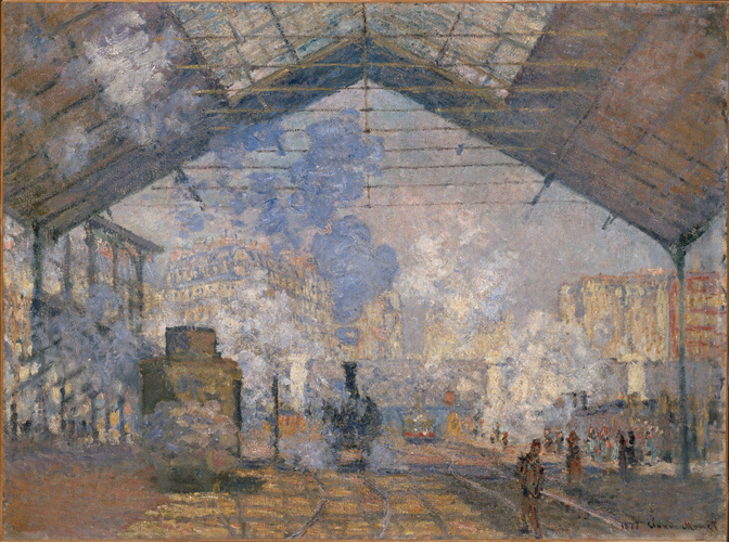 La estación Saint-Lazare de Claude Monet, 1877