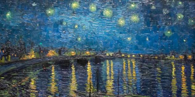 La Nuit étoilée sur le Rhône de Vincent van Gogh, musée d'Orsay